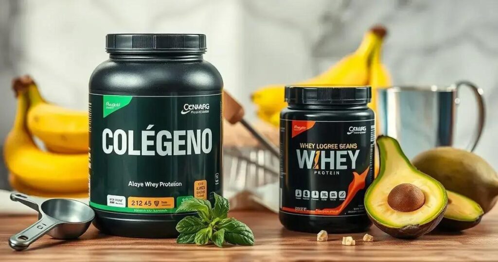 colageno com whey protein