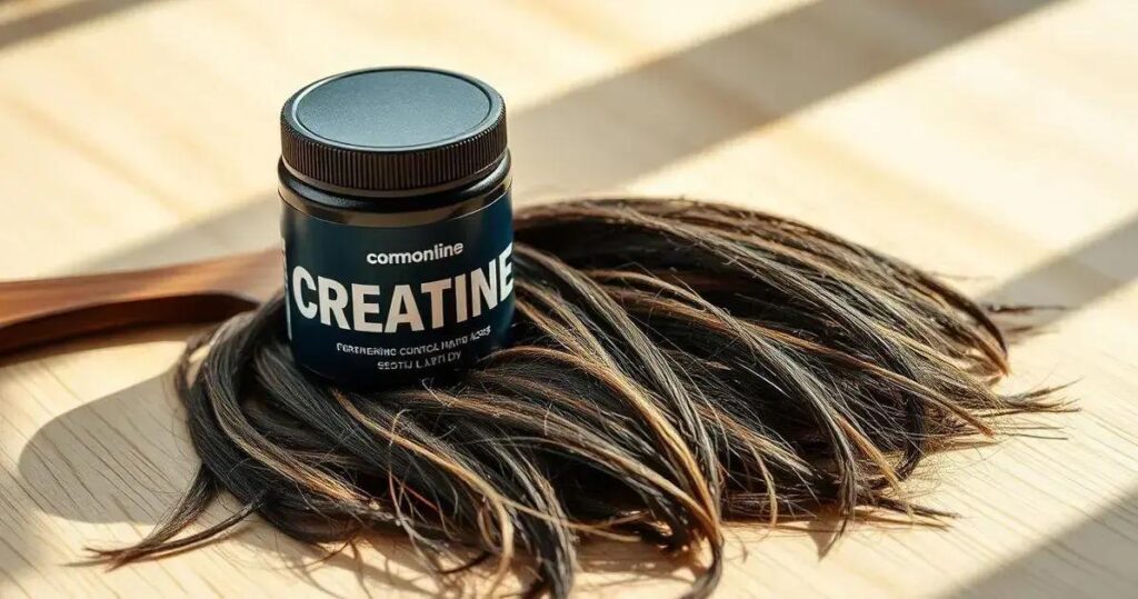 creatina e queda de cabelo