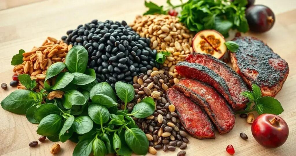 alimentos ricos em ferro