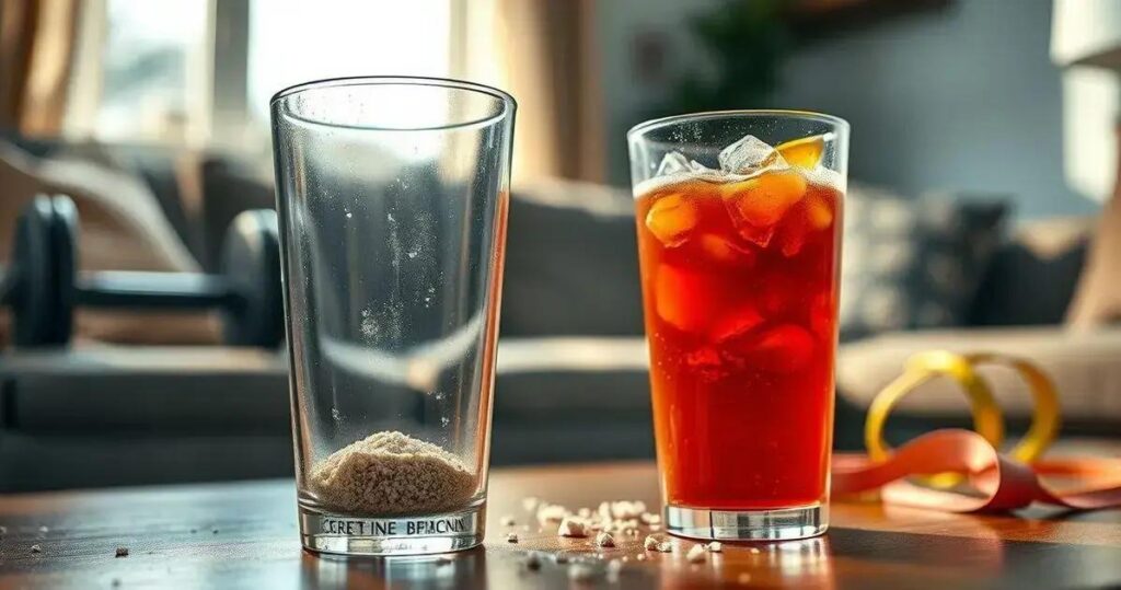 creatina e álcool