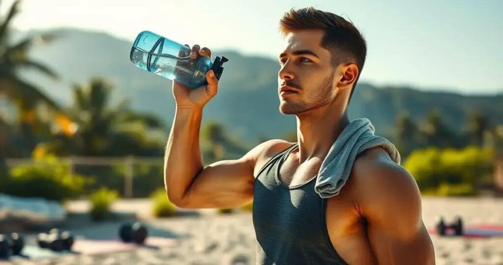 Hidratação e recuperação muscular