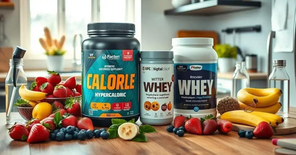 hipercalórico ou whey protein