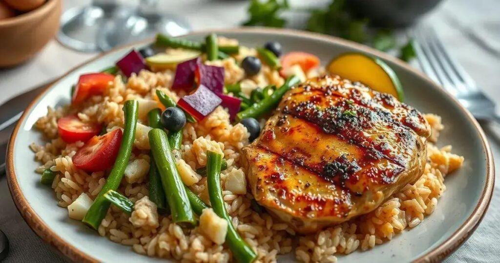 jantar rico em proteina para ganhar massa