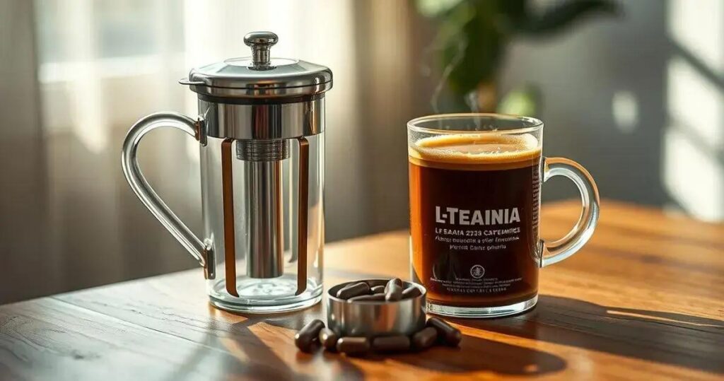 L-teanina com cafeína