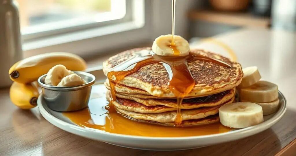 panqueca de banana com whey protein