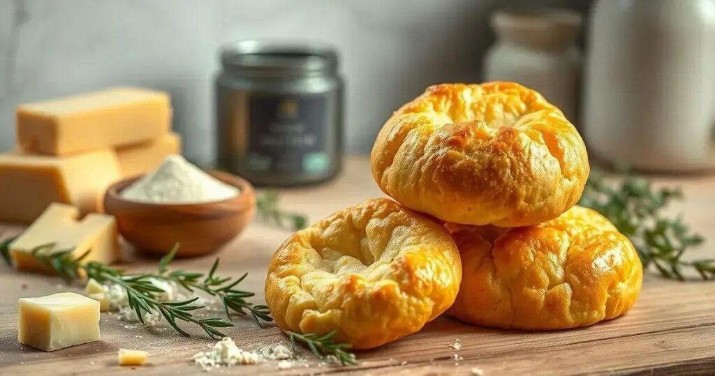 pão de queijo com whey protein