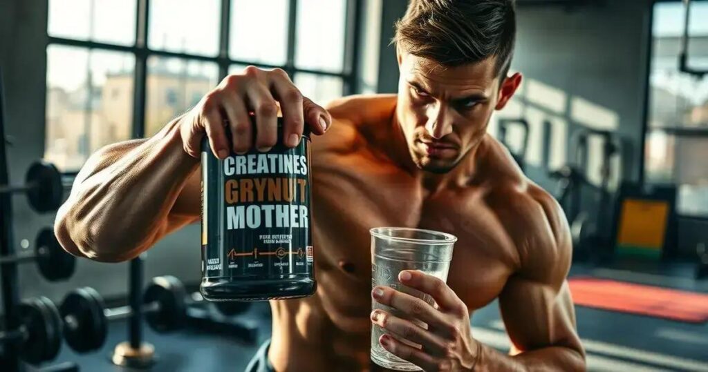 Pré treino com creatina