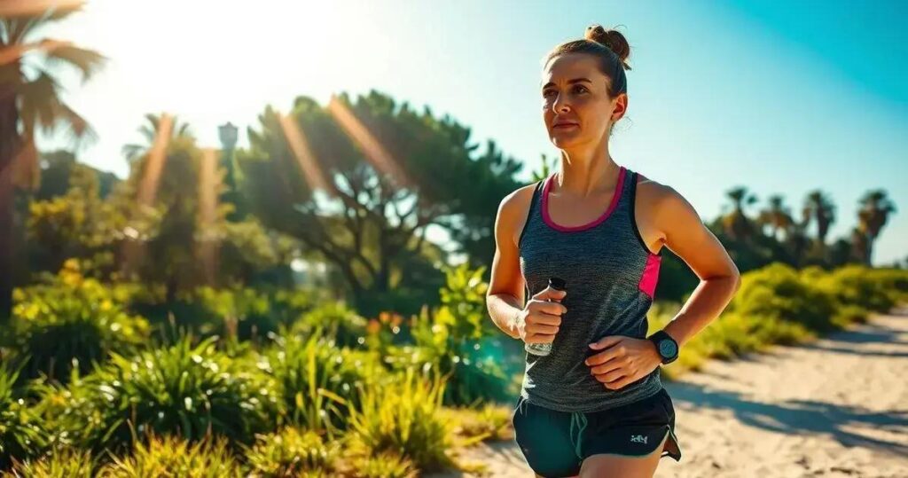 Pré treino para corrida