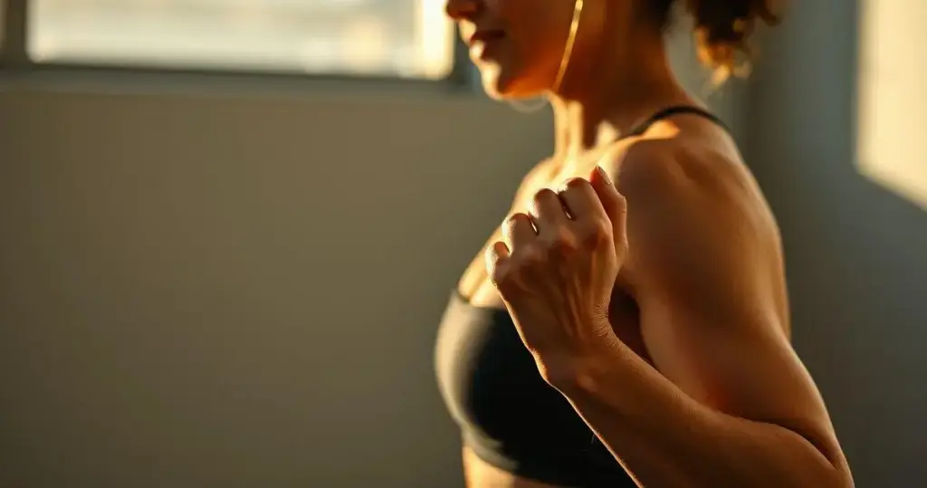 Recuperação muscular de braços