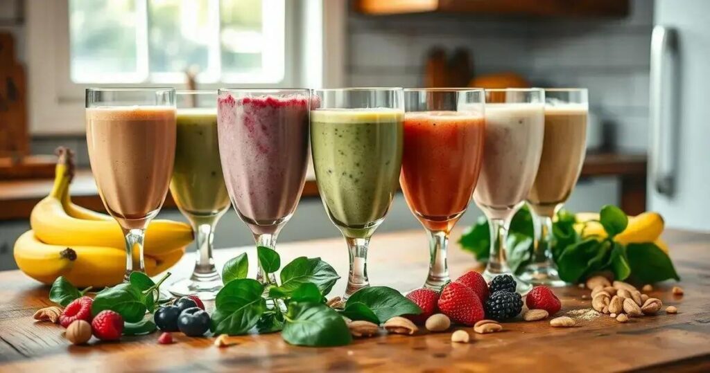 shakes de proteina para ganhar massa